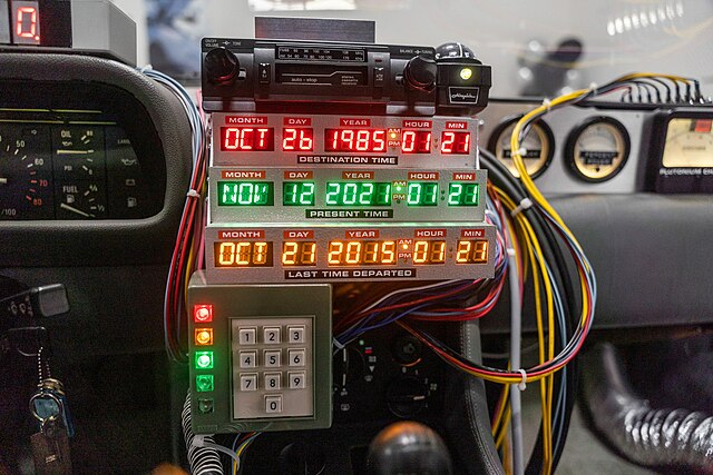 Time Circuits from DeLorean used in the first and second films
