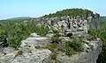 Čeština: Skalní město a přírodní památka Tiské stěny (součást CHKO Labské pískovce), nedaleko obce Tisá v okrese Děčín English: Rock city and natural monument Tiské stěny (in landscape park Labské pískovce) near Tisá in Děčín District