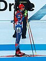 Čeština: Tomáš Krupčík před sprintem mužů na Světovém poháru 2014-15 v Novém Městě na Moravě English: Tomáš Krupčík at Biathlon World Cup 2015 in Nové Město, Czech Republic – sprint men