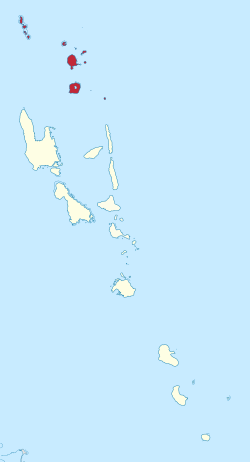 Location in Vanuatu