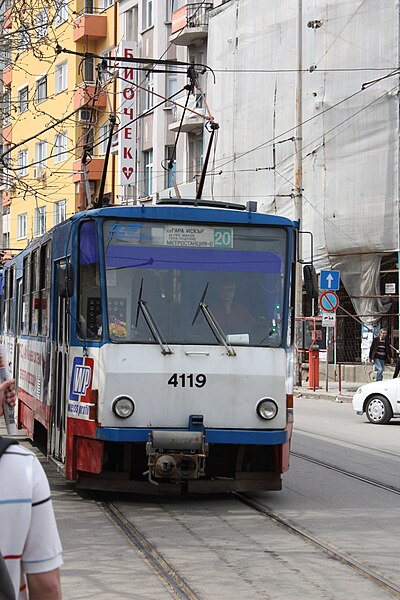 File:Trams Tramway in Sofia 20090406 003.JPG