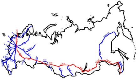Trans-Siberia mainline and Kazakhstan bypass