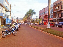 Avenida Pará in the center of Tucumã