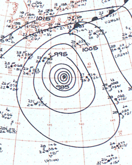 Typhoon Violet analysis 8 Oct 1961.png