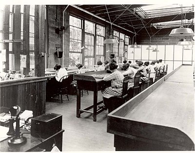 « Radium Girls » dans une usine du New Jersey.