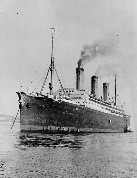May 23, 1912: Imperator, world's largest ocean liner, is launched