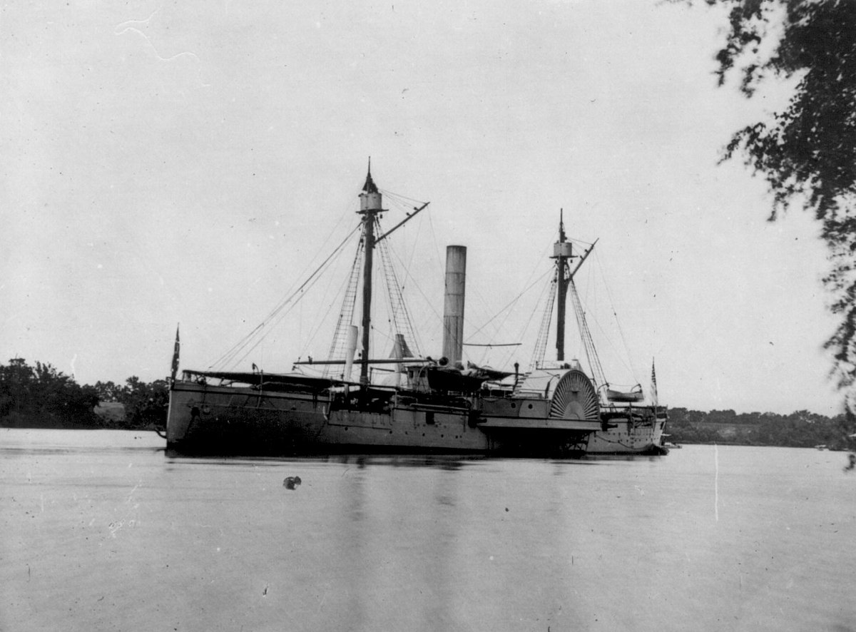 THE DUNDERBERG Greatest Man-Of-War Ship, built for Union Army Civil War,  1863