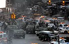 Машины армии США на съёмках в Кливленде