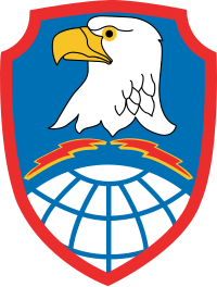 Logotipo do Comando de Defesa Espacial e de Mísseis do Exército dos Estados Unidos.svg