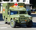 Ambulans militer dari Angkatan Darat Spanyol