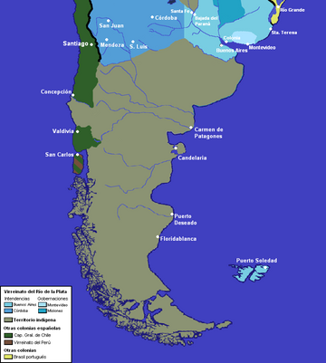 Establecimientos coloniales de la Patagonia atlántica