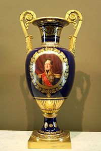 Vase représentant Louis-Philippe Ier (1837).