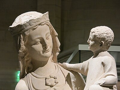 Virgin with child (mid-13th century), Musée Vivenel, Compiégne