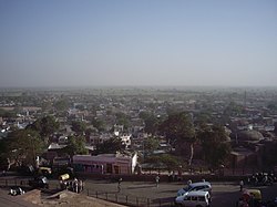 Uitzicht over de stad Fatehpur Sikri