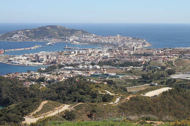 File:Vista de Ceuta y la península de Almina desde el mirador de Isabel II.jpg