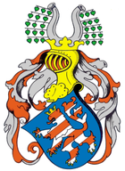 Vollwappen Wettiner Landgraf Albrecht 1265