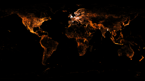 Wikidata density map 2020