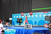 Deutsch: Gewichtheben bei den Olympischen Jugendspielen 2018; Tag 1, 7. Oktober 2018; Jungen 56 kg English: Weightlifting at the 2018 Summer Youth Olympics at 7 October 2018 – Boys' 56 kg