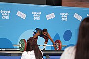 Deutsch: Gewichtheben bei den Olympischen Jugendspielen 2018; Tag 2, 10. Oktober 2018; Jungen 62 kg English: Weightlifting at the 2018 Summer Youth Olympics at 8 October 2018 – Boys' 62 kg