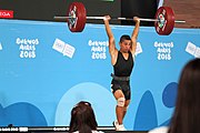 Deutsch: Gewichtheben bei den Olympischen Jugendspielen 2018; Tag 2, 10. Oktober 2018; Jungen 62 kg English: Weightlifting at the 2018 Summer Youth Olympics at 8 October 2018 – Boys' 62 kg