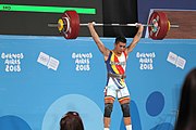 Deutsch: Gewichtheben bei den Olympischen Jugendspielen 2018; Tag 2, 10. Oktober 2018; Jungen 62 kg English: Weightlifting at the 2018 Summer Youth Olympics at 8 October 2018 – Boys' 62 kg