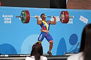 Deutsch: Gewichtheben bei den Olympischen Jugendspielen 2018; Tag 2, 10. Oktober 2018; Jungen 62 kg English: Weightlifting at the 2018 Summer Youth Olympics at 8 October 2018 – Boys' 62 kg