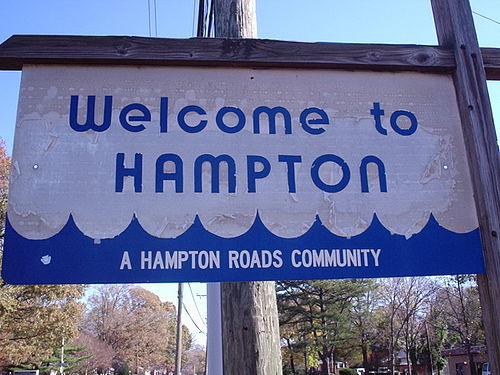 Hampton is a Hampton Roads community.