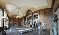 Panoramic view of Olin Library lobby