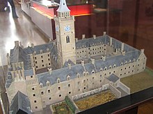 A model of the old High Street Building, in the Hunterian Museum Wfm glasgow uni model.jpg