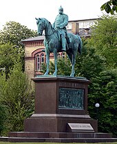 Statue équestre de l'empereur Guillaume Ier à Kiel