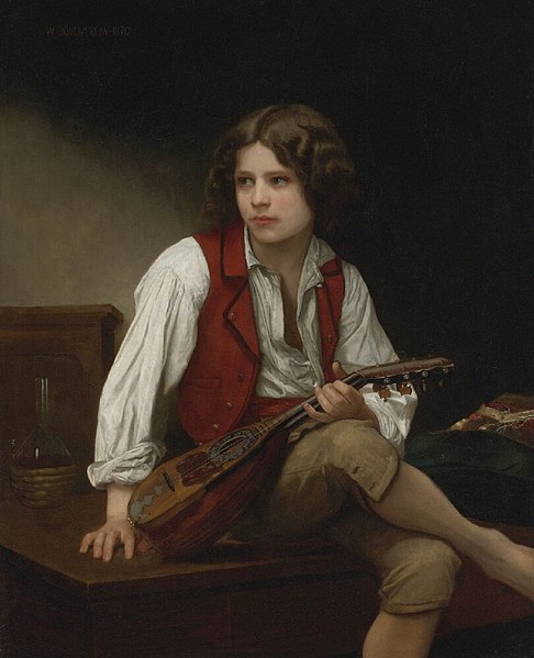 File:William-Adolphe Bouguereau, "Italian Mandolin".jpg