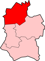 District de North Wiltshire - Carte