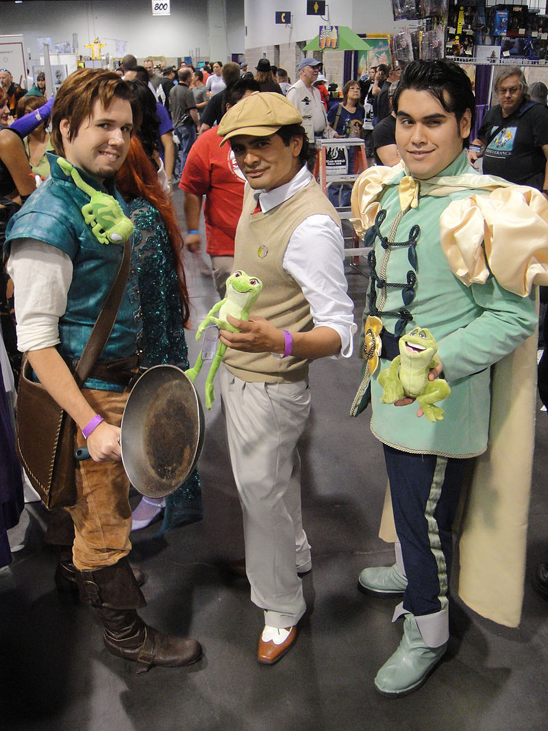 File:Wizard World Anaheim 2011 - Flynn Rider and 2 different Prince Naveen  (5674468081).jpg - Wikimedia Commons