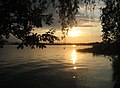 Sonnenuntergang bei Wurmsbach am Obersee