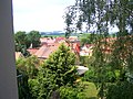 Blick über de:Zadel aus der St.-Andreas-Kirche (zweite Empore)