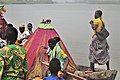 * Nomination Zangbeto arriving on the shore of the lake by pirogue for the feast of January 10, 2020 of vodoun on January 10, 2020 in Grand-Popo in Benin --Adoscam 14:09, 16 January 2020 (UTC) * Decline  Oppose Sorry, but all except for the reed pyramid is unsharp, and if the pyramid itself is the subject, then the three blurry people in front of it spoil the picture for me. --Domob 19:12, 23 January 2020 (UTC)