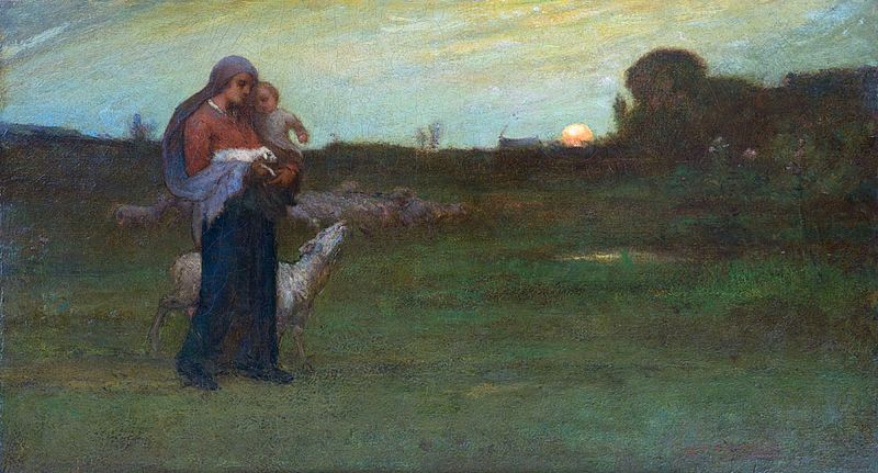 File:'Madonna and Lamb' by Elliott Daingerfield.jpg