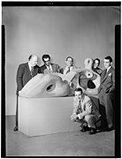 (Portrait of Edwin A. Finckel, George Handy, Johnny Richards, Eddie Sauter, Ralph Burns, and Neal Hefti, Museum of Modern Art, New York, N.Y., ca. Mar. 1947) (LOC) (5189935610).jpg