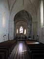 Vue intérieure de l'église Saint-Vivien à Vandré