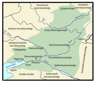 Всевелике Військо Донське (1918-1920). Заявлені території