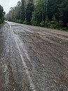 Состояние автодороги на границе Смоленской и Калужской области на осень 2021 года