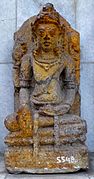 在中爪哇省挖掘出的8/9世紀巴塔拉上師（濕婆）雕像