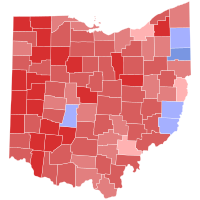 2000 United States Senate election in Ohio results map by county.svg