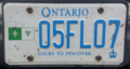 2011 Ontario license plate 05FL07 Franco-Ontarian.png