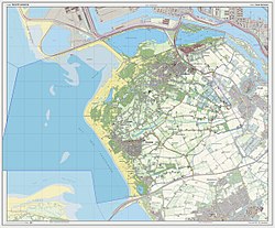 Dutch Topographic map of Westvoorne, July 2013