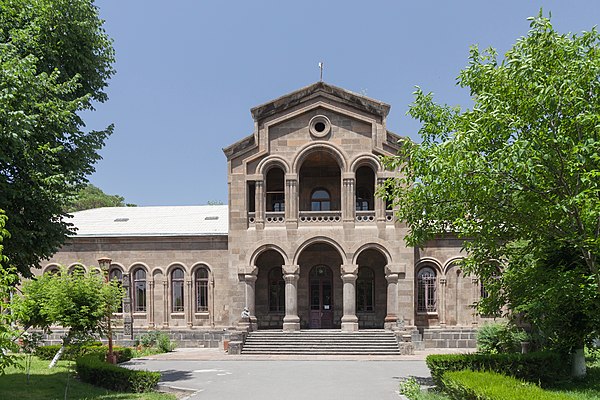 Most of the manuscripts that later became the core of the Matenadaran collection were kept, before nationalization, at this building at the Mother See