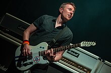 Richie Malone was a fan of the band before joining them. 2018 Lieder am See - Status Quo - Richie Malone - by 2eight - DSC1427.jpg