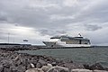 Serenade of the Seas at the pier in the cruise ship harbor, 2019