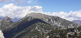 Vue du Grand Mont au centre, depuis le roc d'Orméa.