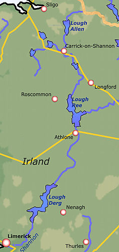 Lough Ree: See in Irland